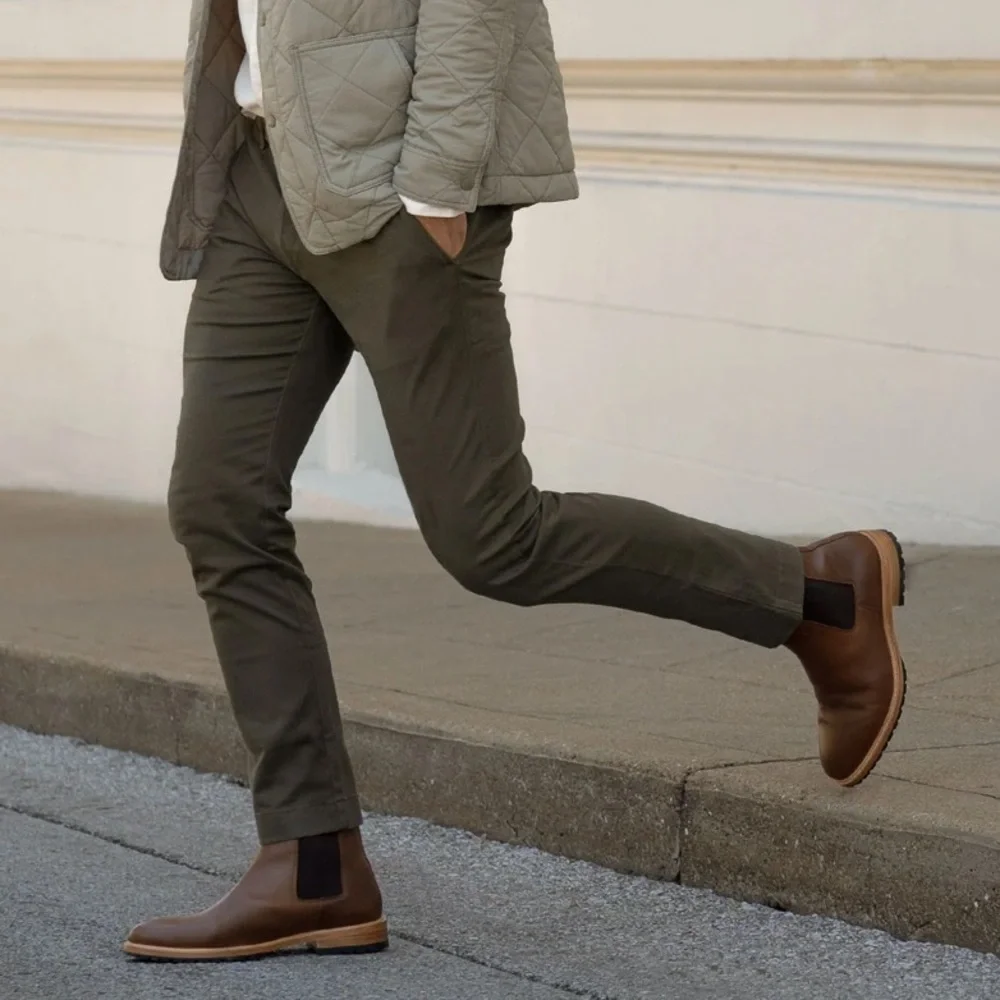 Nisolo Marco All Weather  Leather Chelsea Boots  Size 12.5